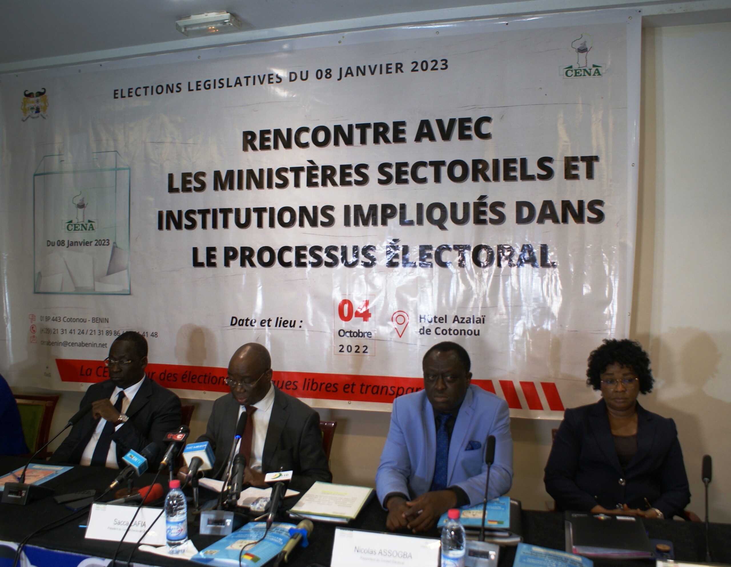 Elections législatives du 08 Janvier 2023 au Bénin: Des cadres des ministères sectoriels et institutions outillés pour accompagner la Céna